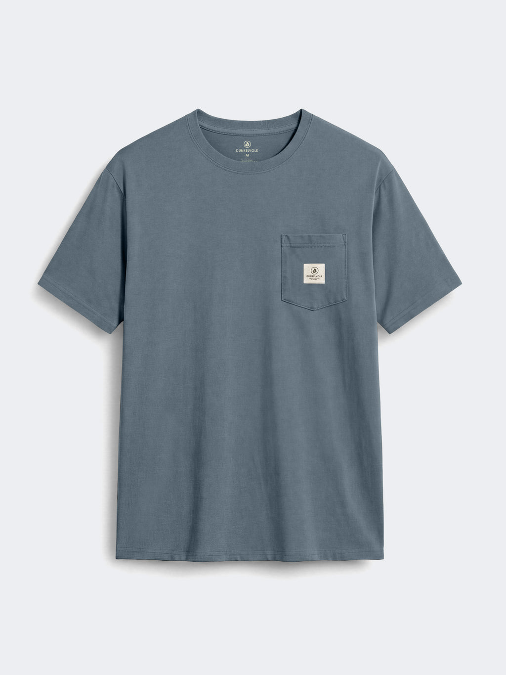 Polo Dunkelvolk Pocket Patch Acero, Hombre
