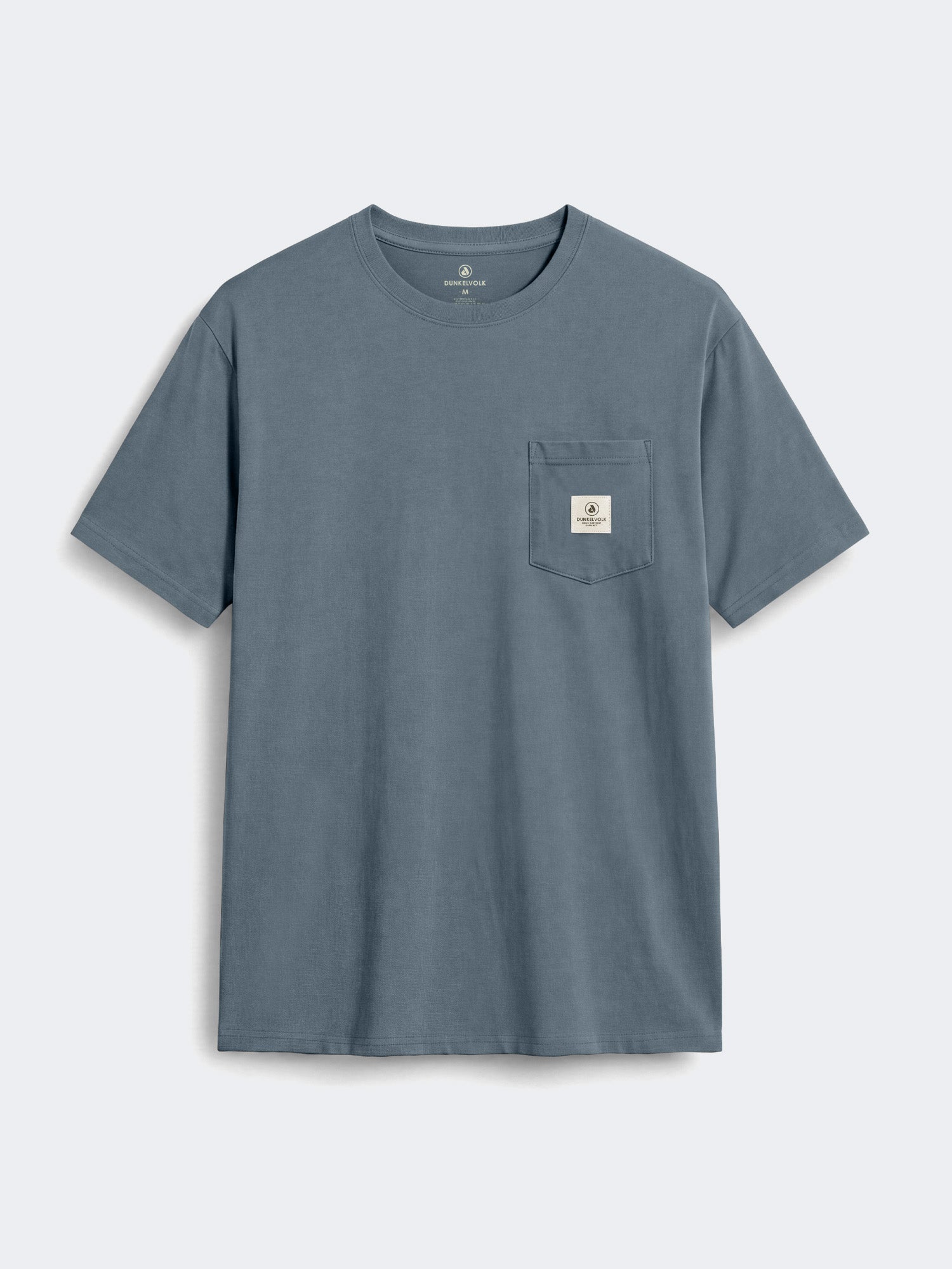 Polo Dunkelvolk Pocket Patch Acero, Hombre