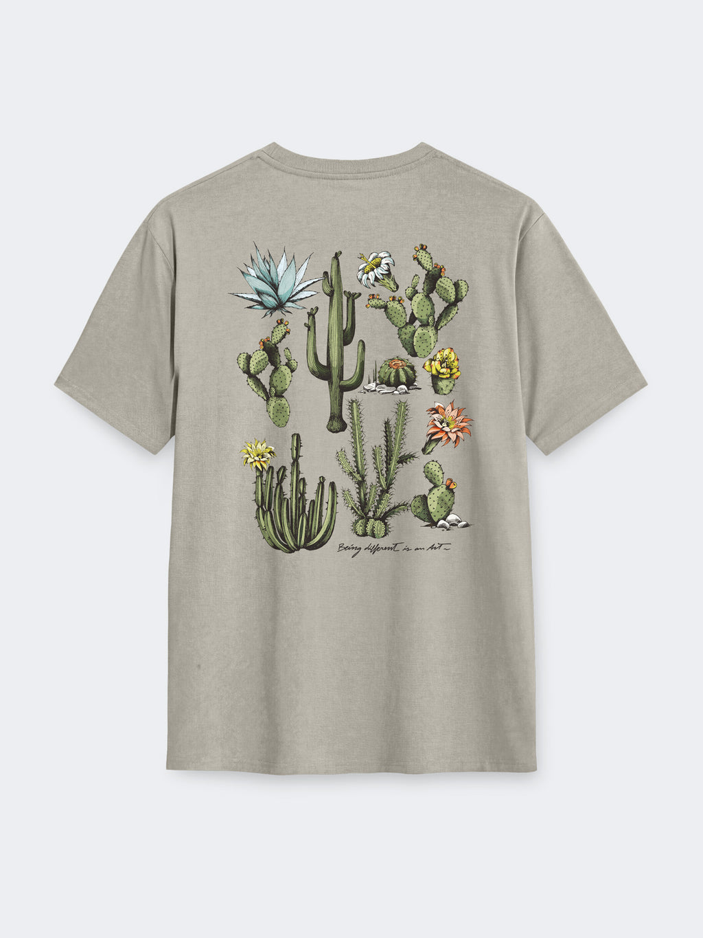 Polo Dunkelvolk Cactus Core Gris, Hombre