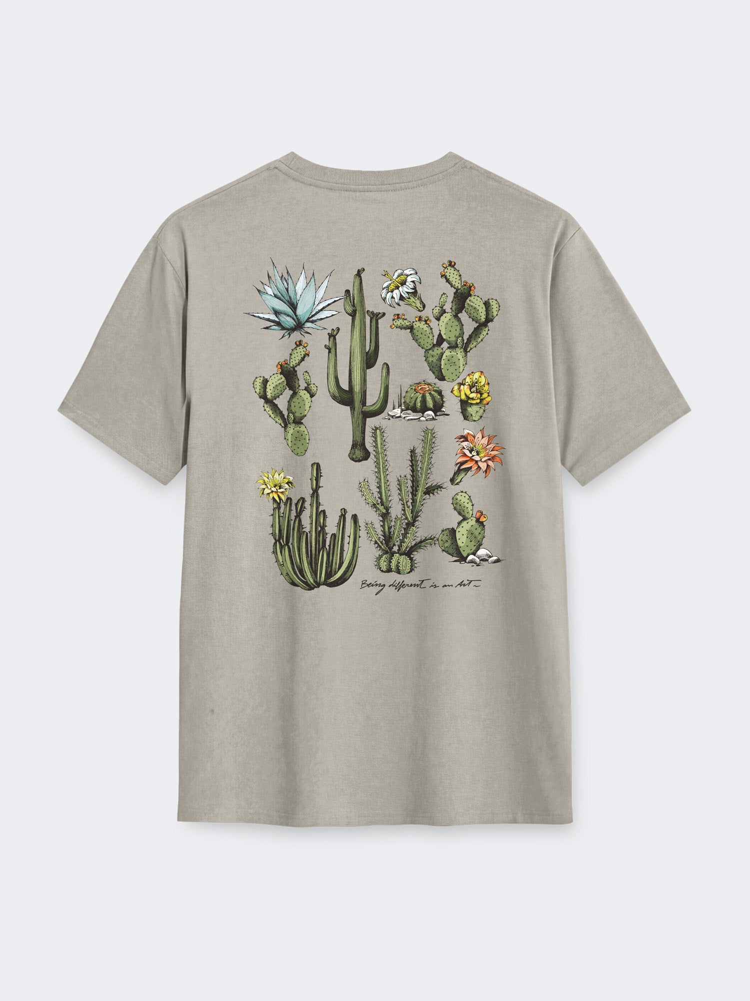 Polo Dunkelvolk Cactus Core Gris, Hombre