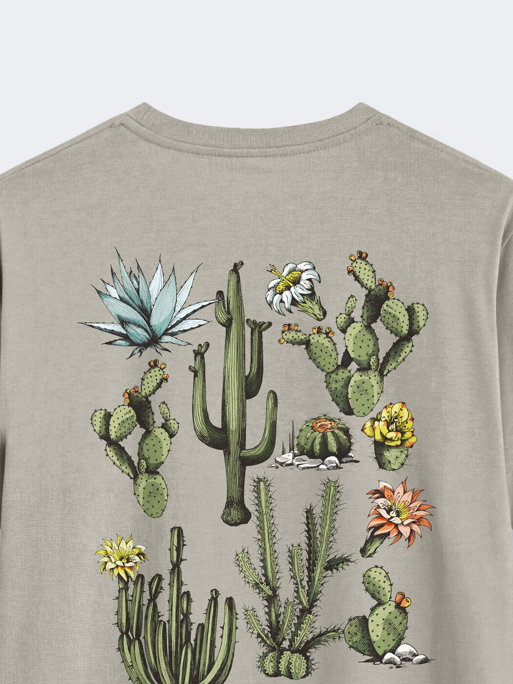 Polo Dunkelvolk Cactus Core Gris, Hombre