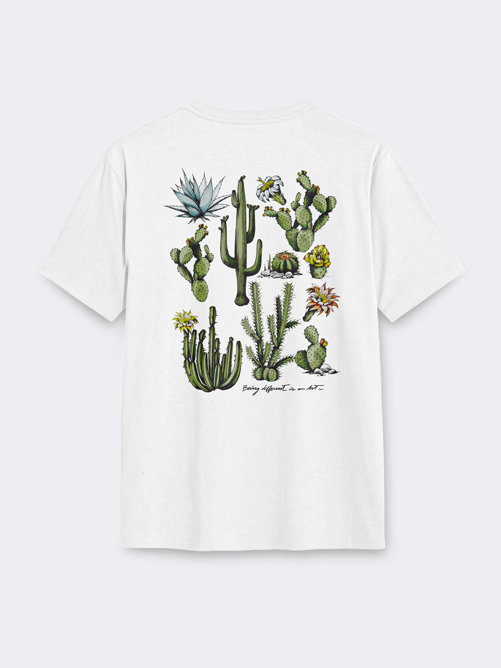 Polo Dunkelvolk Cactus Core Blanco, Hombre