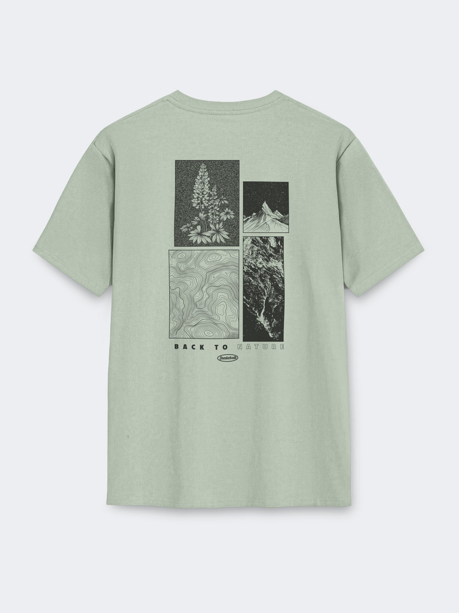 Polo Dunkelvolk The Mountain Aqua, Hombre