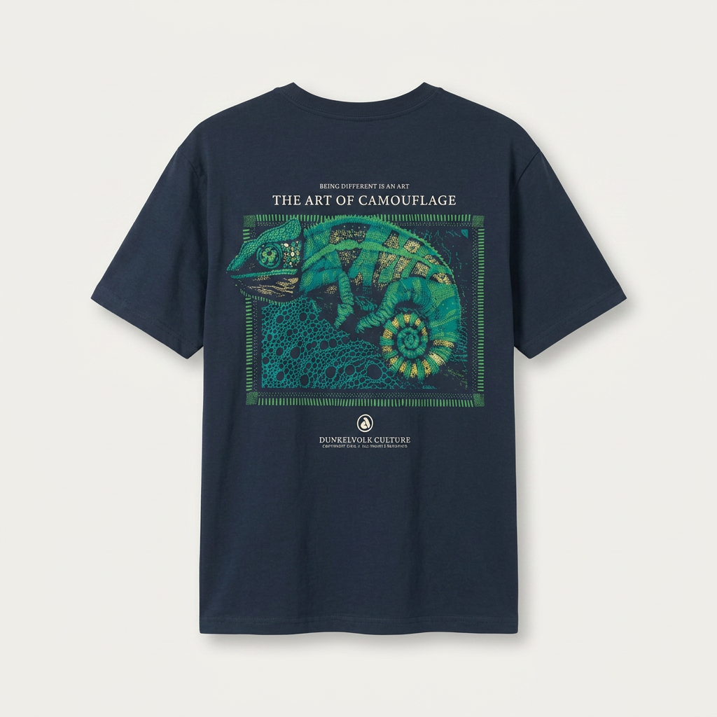 Polo Dunkelvolk Chameleon Azul Marino, Hombre