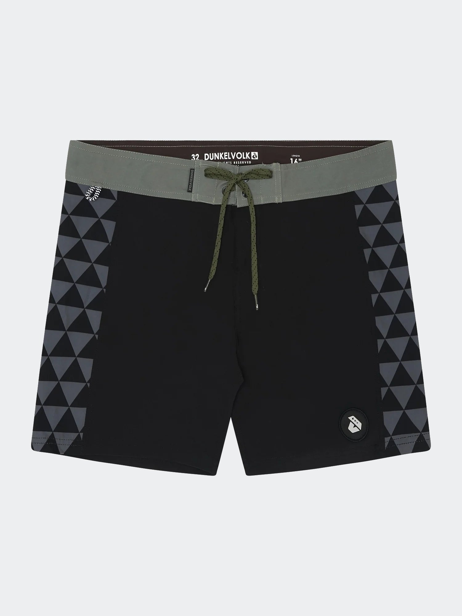 Ropa de Baño para Hombre DUNKELVOLK BOARDSHORT OAHU 16" BLK DUNKELVOLK