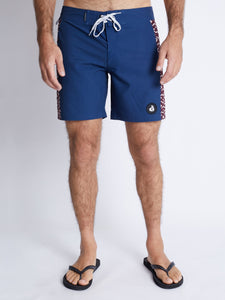 Ropa de Baño para Hombre DUNKELVOLK BOARDSHORT LABERINTO 16" NAVY