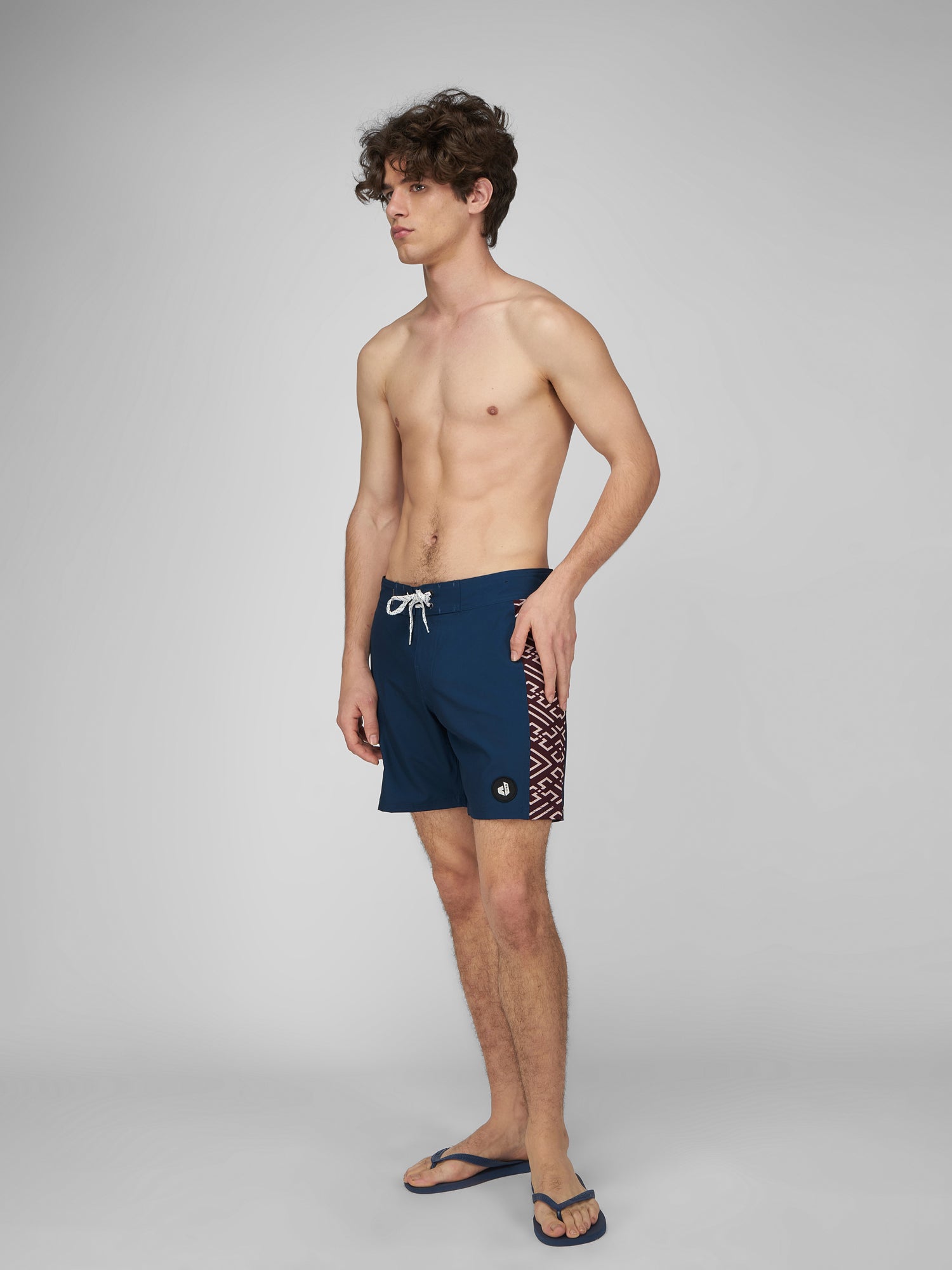 Ropa de Baño para Hombre DUNKELVOLK BOARDSHORT LABERINTO 16" NAVY DUNKELVOLK