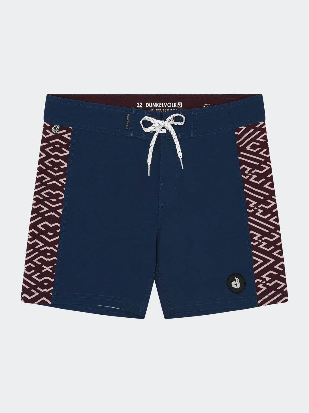 Ropa de Baño para Hombre DUNKELVOLK BOARDSHORT LABERINTO 16" NAVY DUNKELVOLK