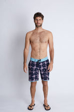 Cargar imagen en el visor de la galería, Ropa de Baño para Hombre DUNKELVOLK BOARDSHORT FLOWER VICKY 16&quot; BLKP
