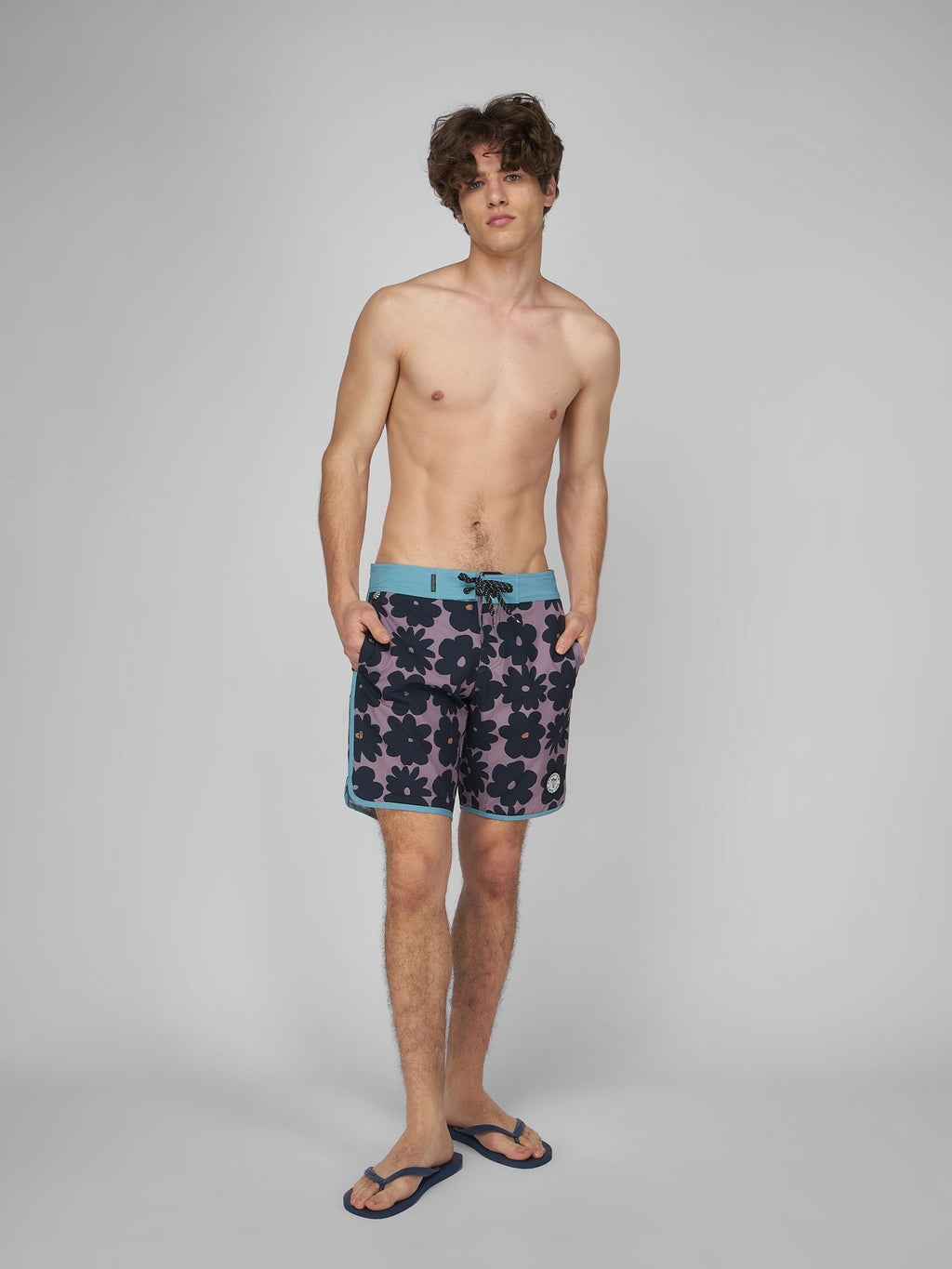 Ropa de Baño para Hombre DUNKELVOLK BOARDSHORT FLOWER VICKY 16" BLKP DUNKELVOLK