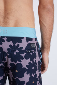 Ropa de Baño para Hombre DUNKELVOLK BOARDSHORT FLOWER VICKY 16" BLKP