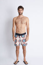 Cargar imagen en el visor de la galería, Ropa de Baño para Hombre DUNKELVOLK BOARDSHORT SHIELD 16&quot; BLKM
