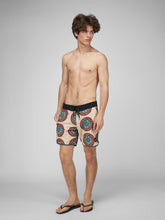 Cargar imagen en el visor de la galería, Ropa de Baño para Hombre DUNKELVOLK BOARDSHORT SHIELD 16&quot; BLKM
