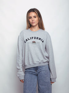 Polera para Mujer DVK SIN ZIP CALIFORNIA FLEECE GRS