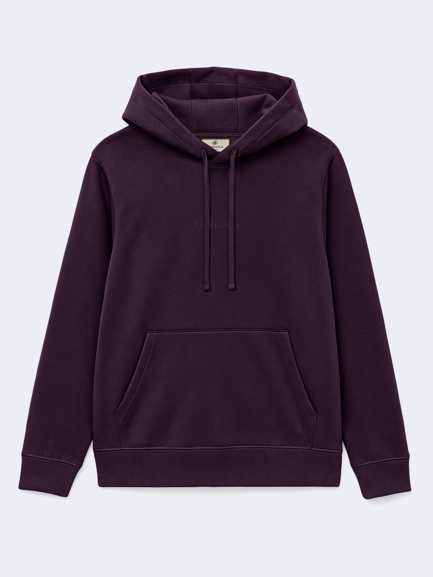 Polera Dunkelvolk Simple Hoodie FR Guinda, Hombre