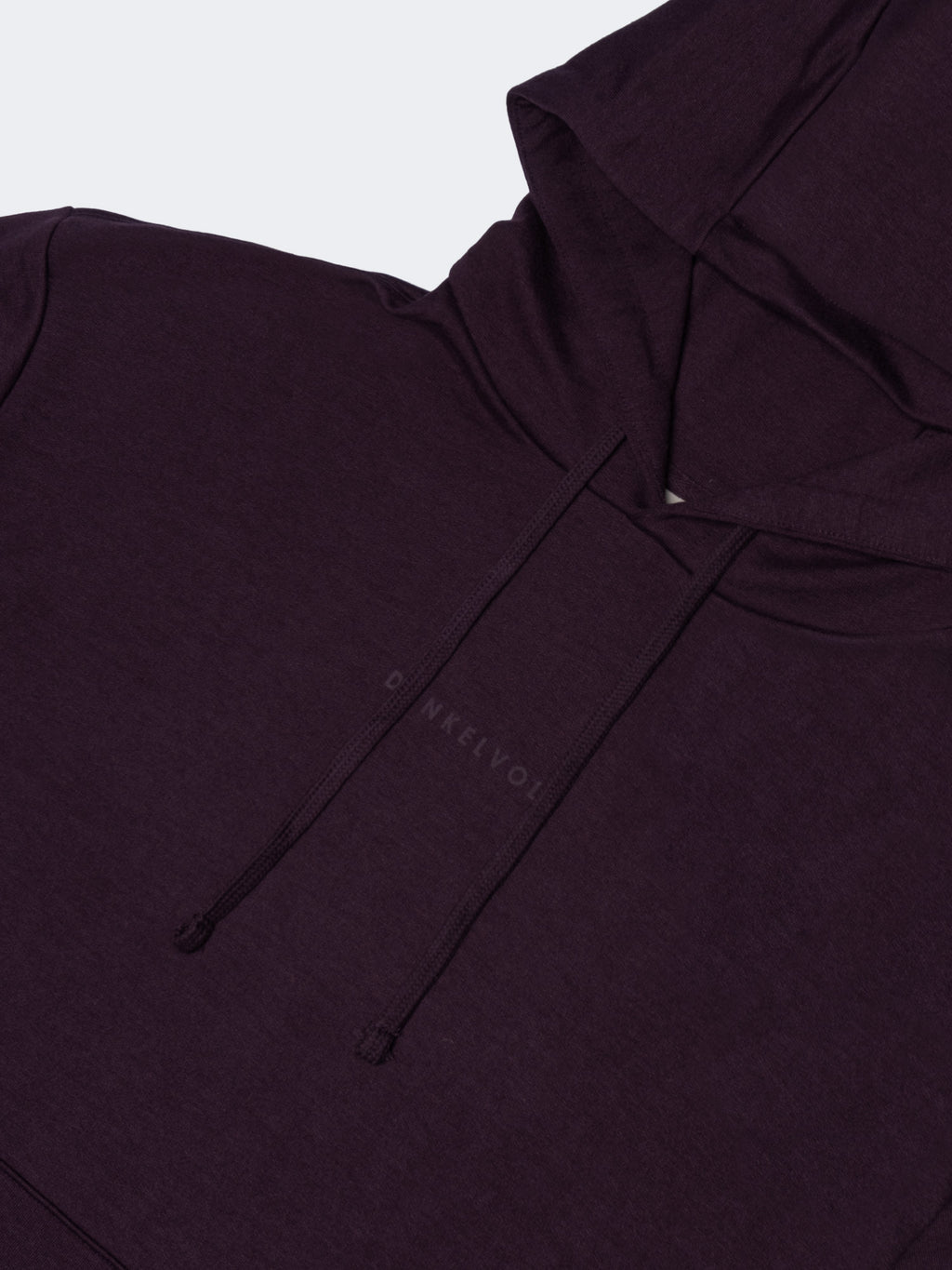 Polera Dunkelvolk Simple Hoodie FR Guinda, Hombre