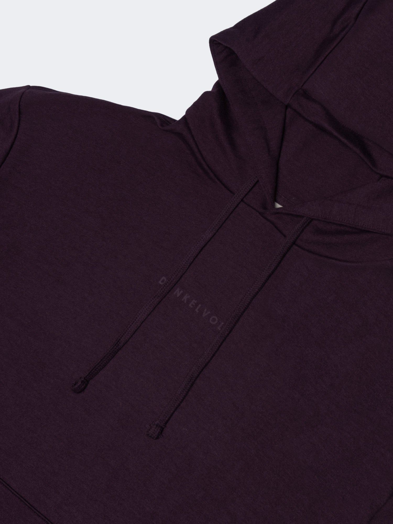 Polera Dunkelvolk Simple Hoodie FR Guinda, Hombre
