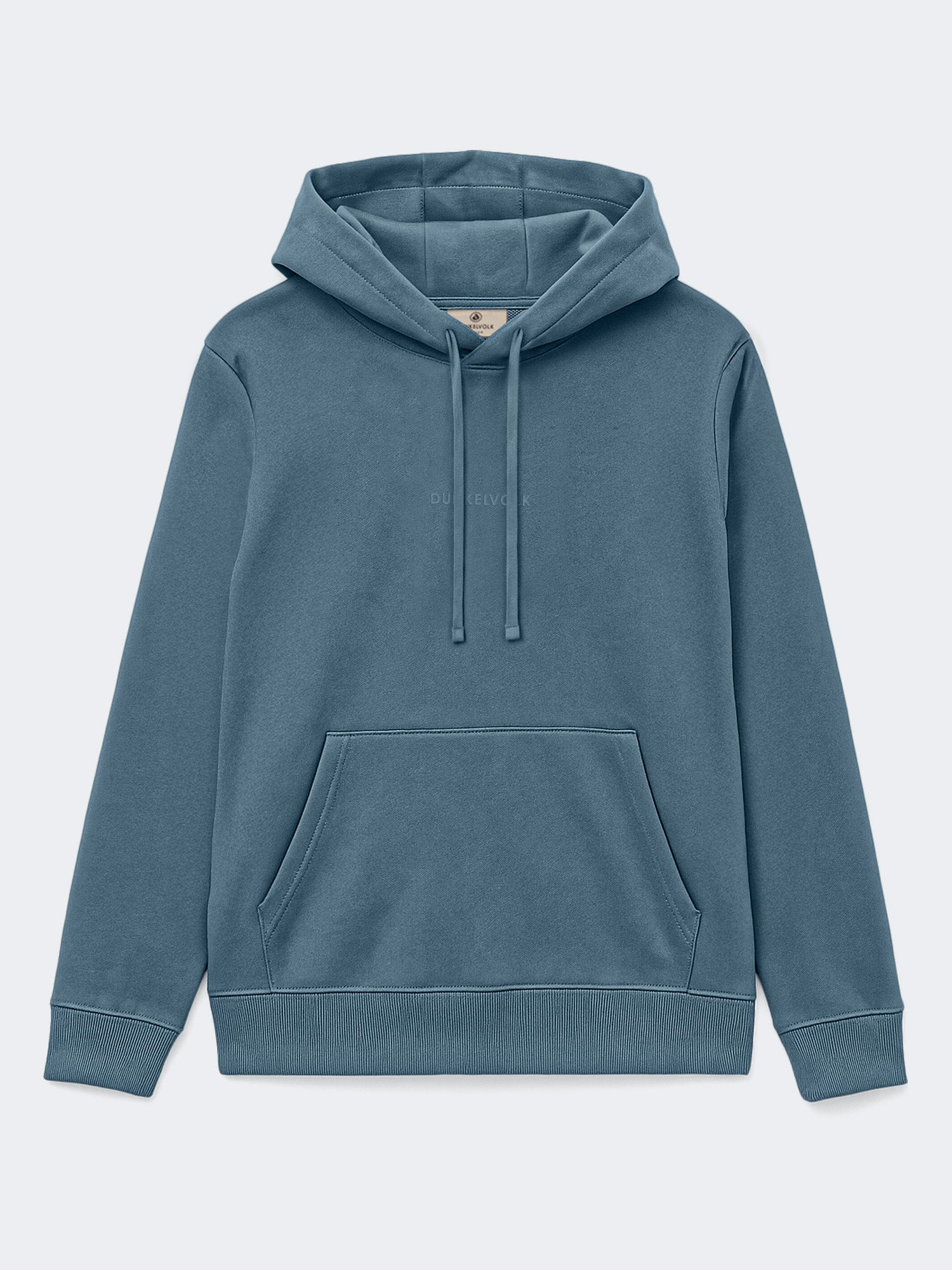 Polera Dunkelvolk Simple Hoodie FR Acero, Hombre