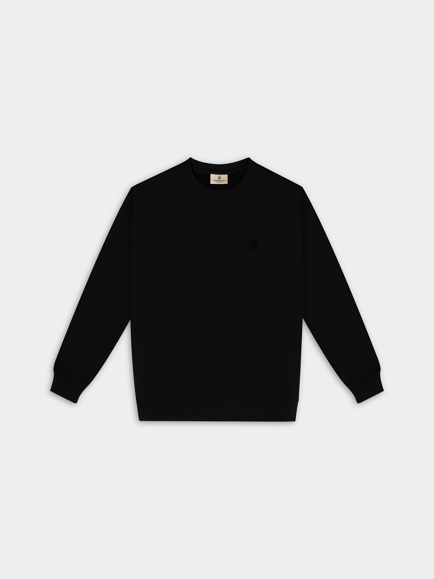 Polera para Hombre DUNKELVOLK SIMPLE CREW FR Negro DUNKELVOLK