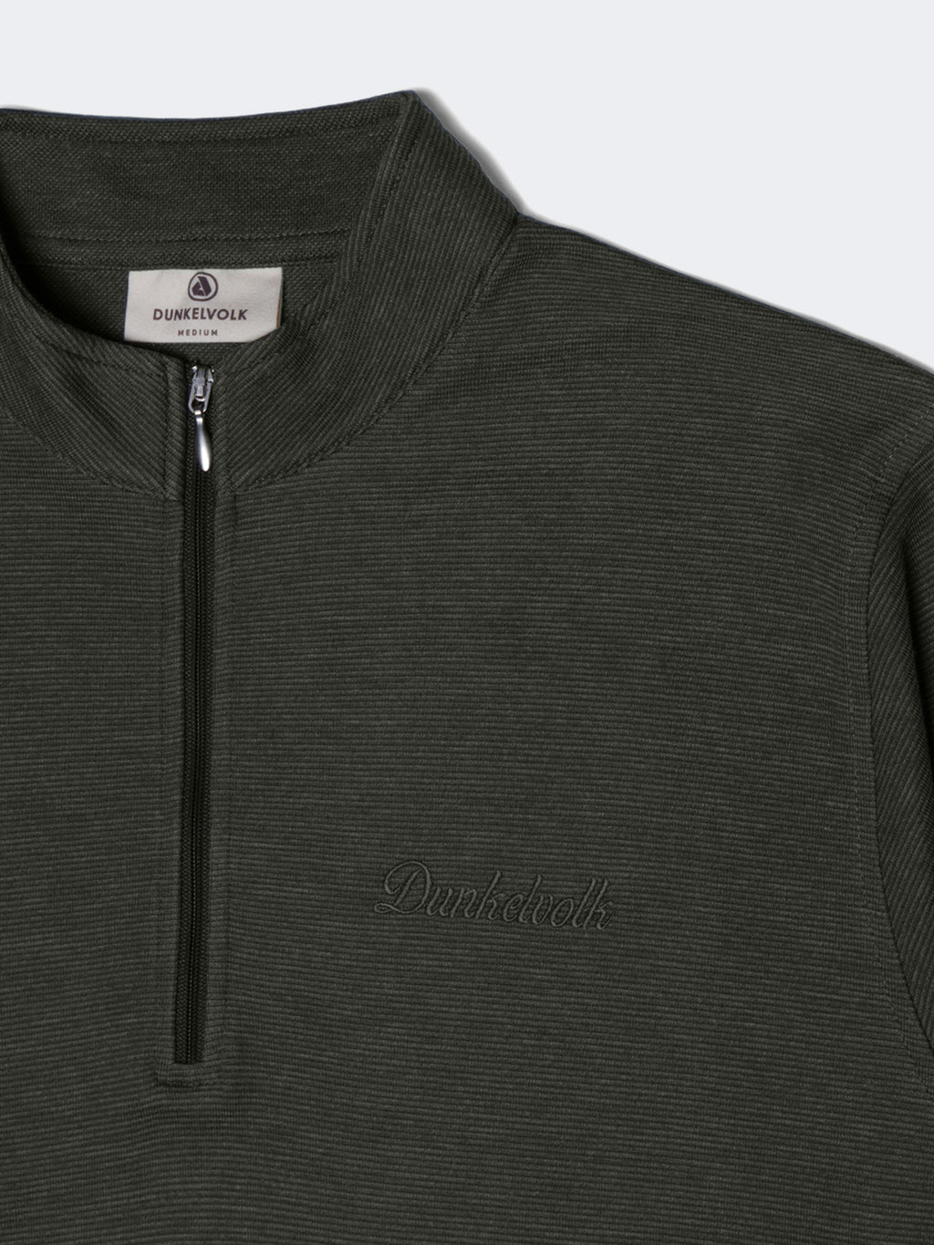 Polera Dunkelvolk DUNK Quarter Zip Militar, Hombre