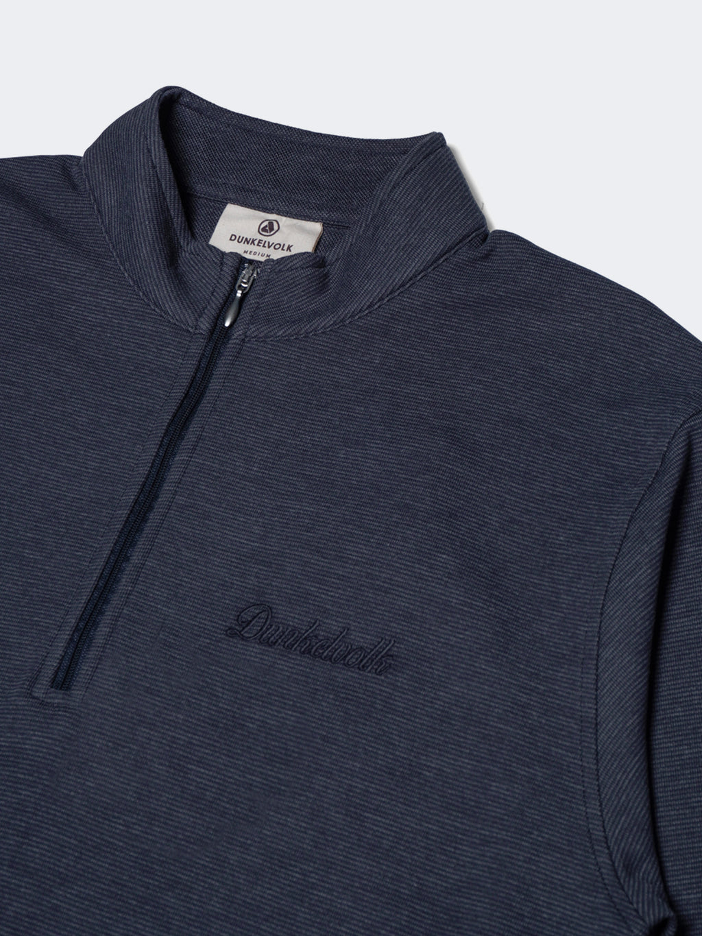 Polera Dunkelvolk DUNK Quarter Zip Azul Marino, Hombre