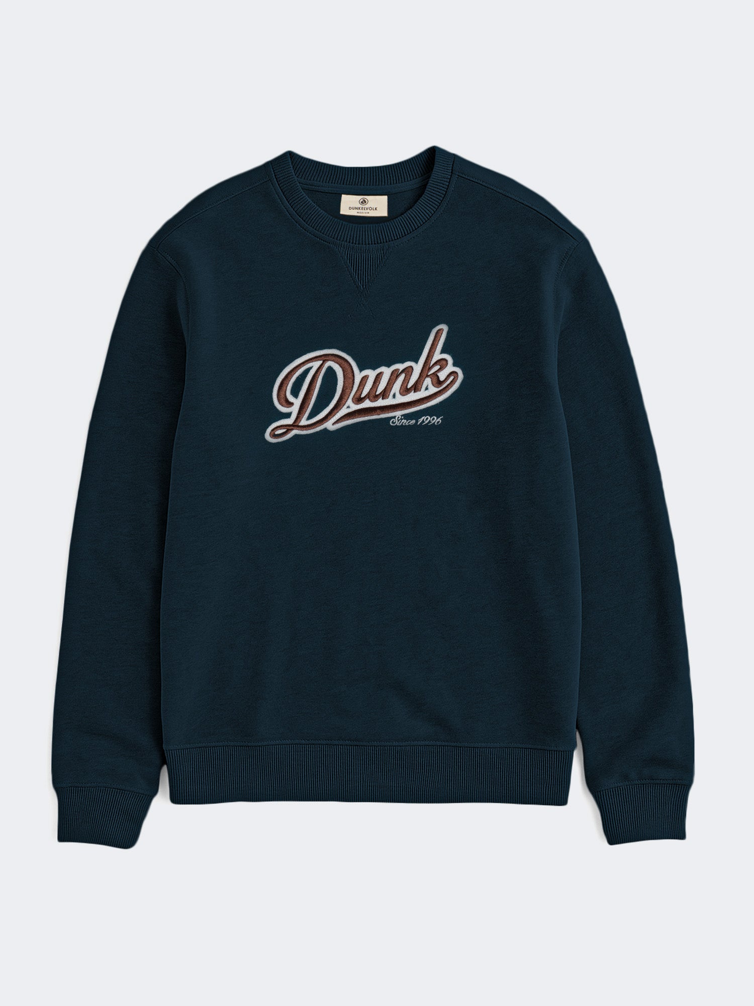 Polera Dunkelvolk DUNK Crew FL Verde, Hombre