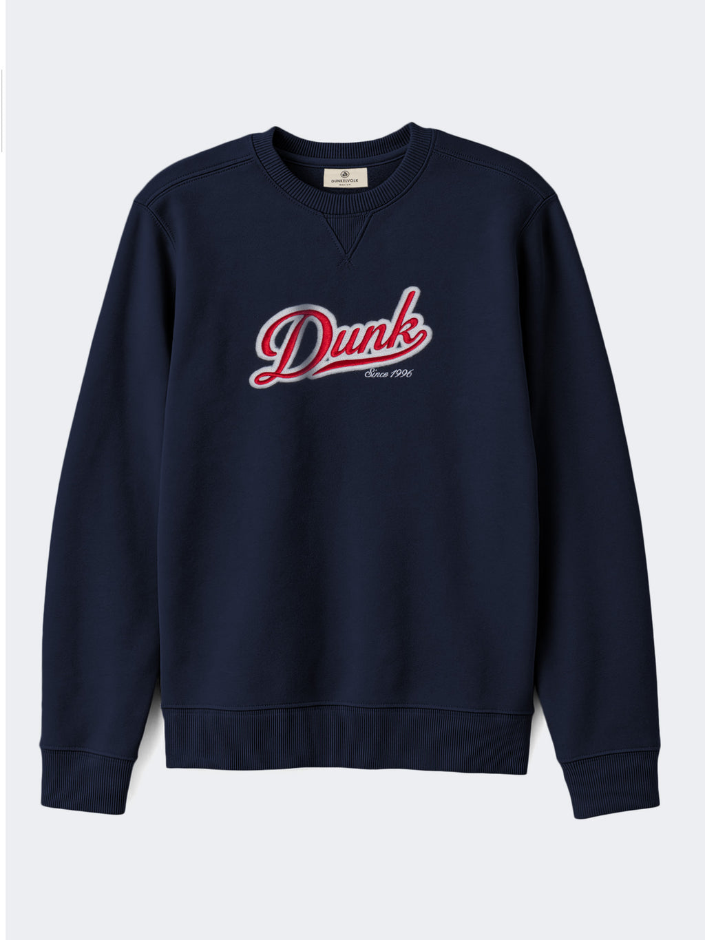 Polera Dunkelvolk DUNK Crew FL Azul Marino, Hombre