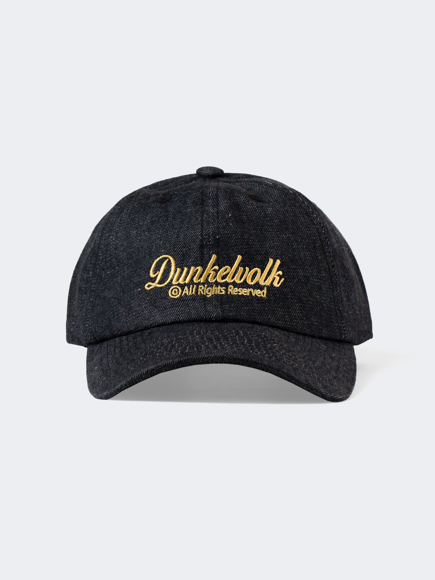 Gorra Dunkelvolk DUNK Denim Negro, Hombre