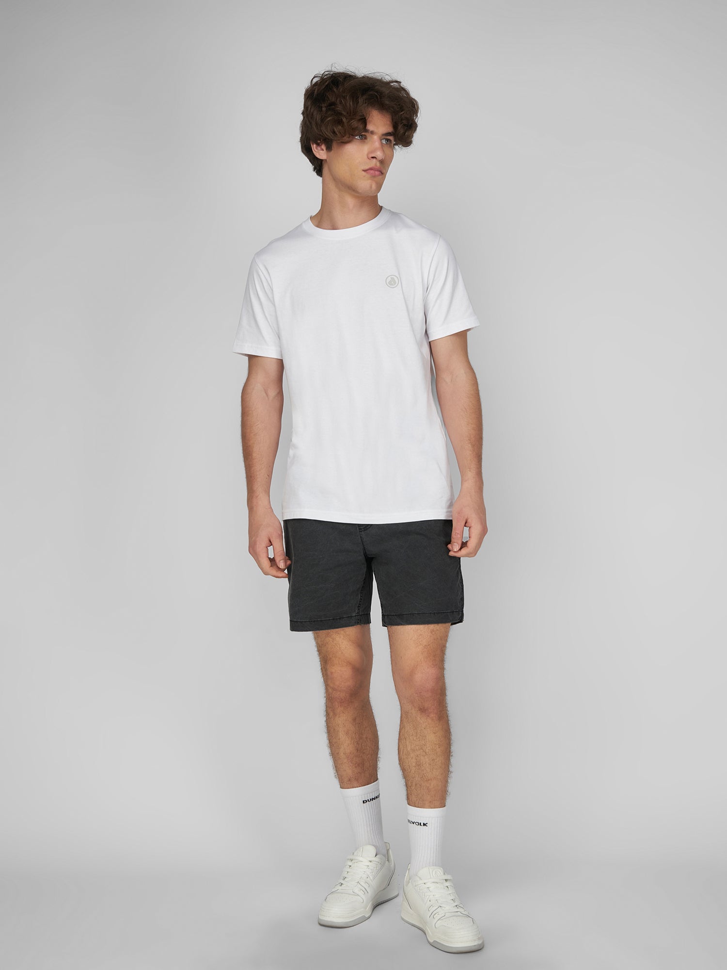 Polo Dunkelvolk 3D Logo Blanco, Hombre
