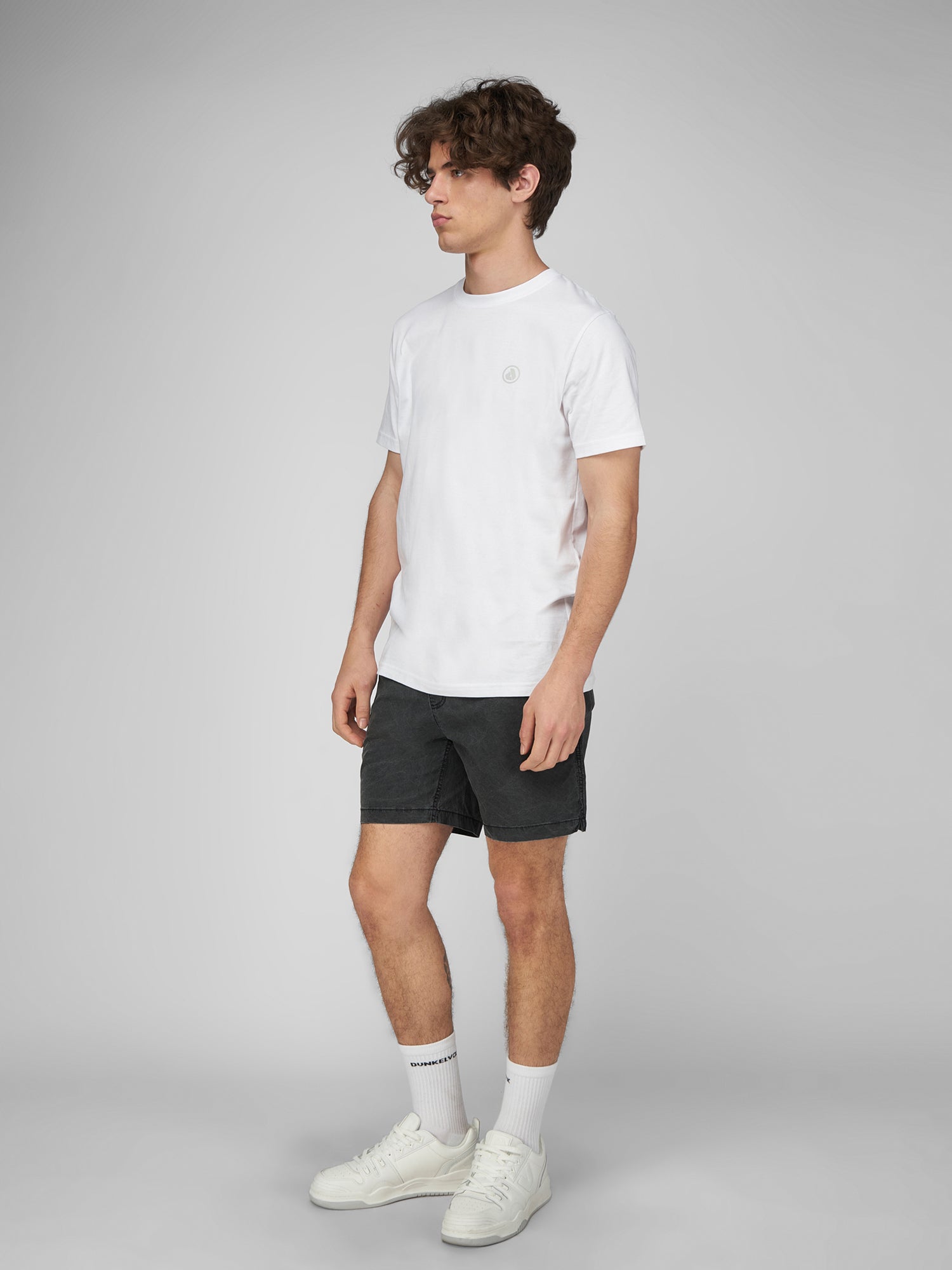 Polo Dunkelvolk 3D Logo Blanco, Hombre