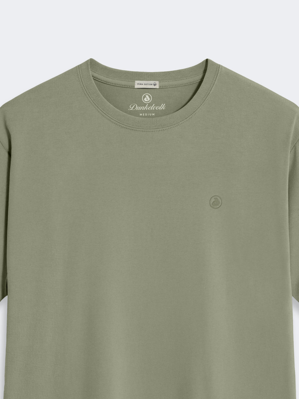 Polo Dunkelvolk Pima TEE Verde, Hombre