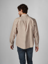 Cargar imagen en el visor de la galería, Camisa para Hombre DUNKELVOLK OXFORD KANGAROO BEI
