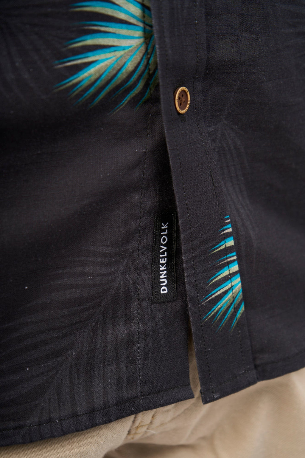 Camisa para Hombre DUNKELVOLK HAWAIIAN TROPICAL BLK DUNKELVOLK