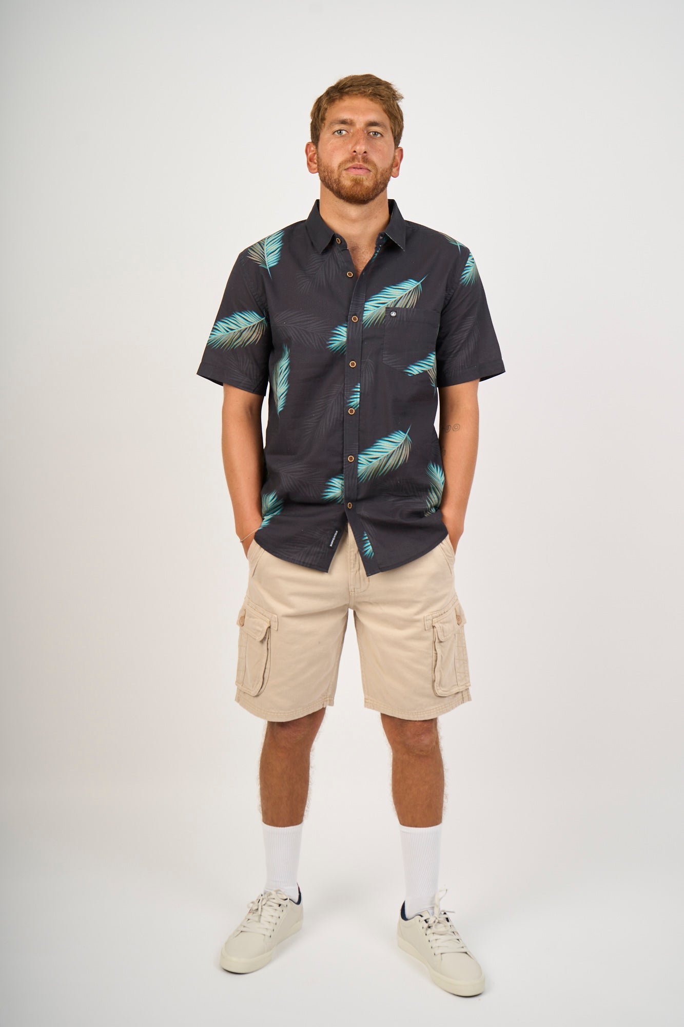 Camisa para Hombre DUNKELVOLK HAWAIIAN TROPICAL BLK DUNKELVOLK