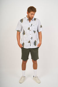 Camisa para Hombre DUNKELVOLK HAWAIIAN TROPICAL WHT