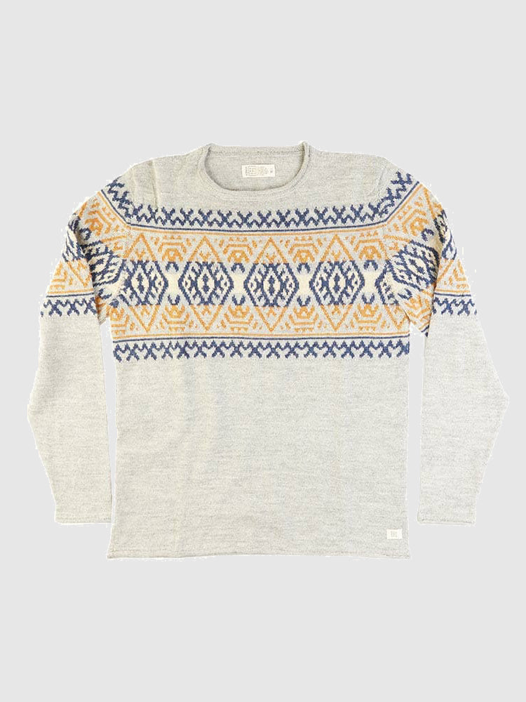 Chompa para Hombre Dunkelvolk CREW NECK CHASKA ALPACA GRI DUNKELVOLK