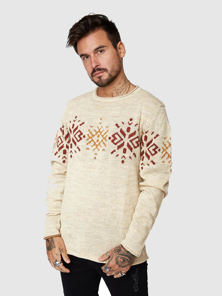 Chompa para Hombre Dunkelvolk CREW NECK PAPATIKA ALPACA NAT DUNKELVOLK