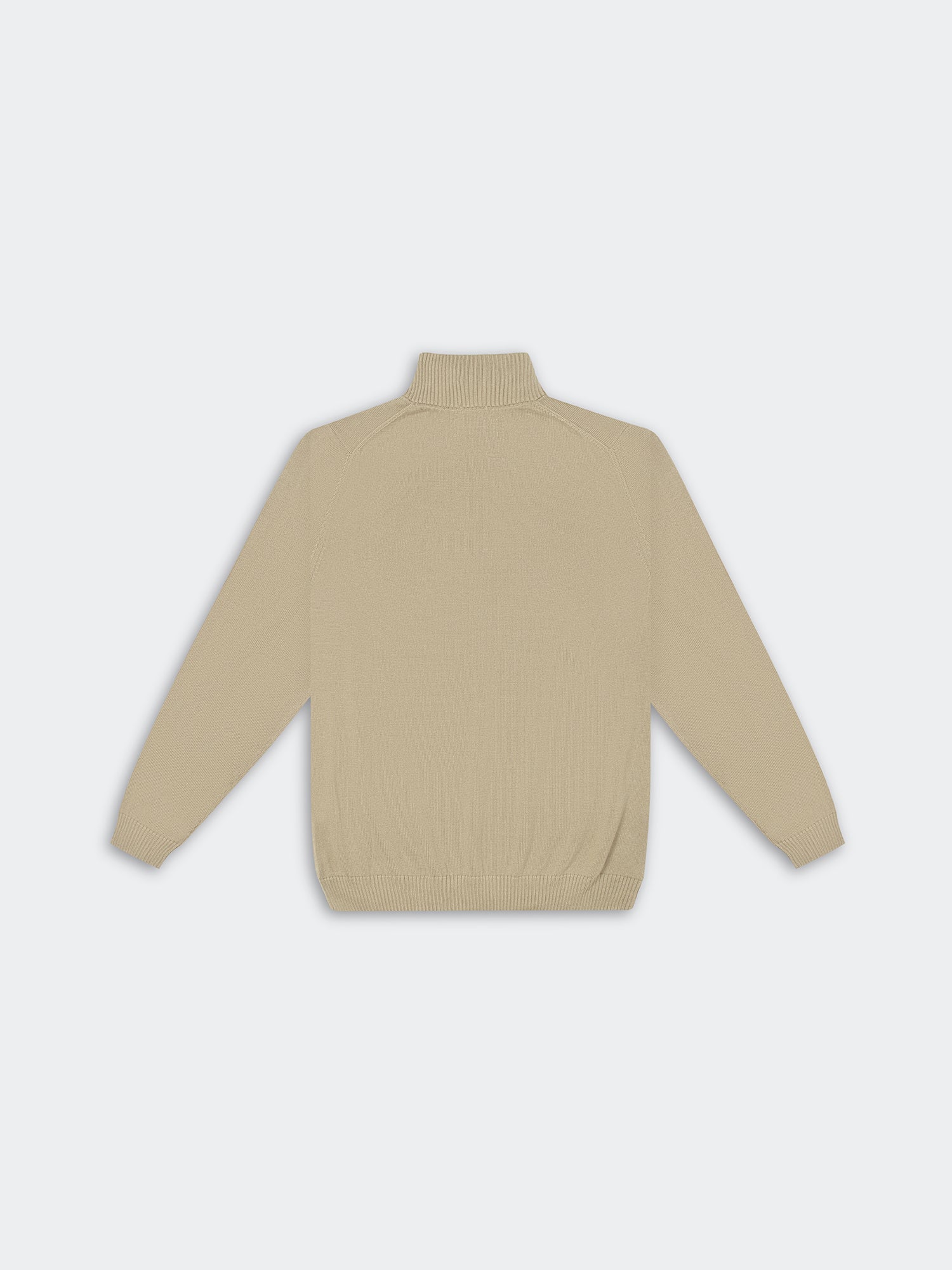 Chompa Para Hombre DUNKELVOLK PIMA QUARTER ZIP Beige