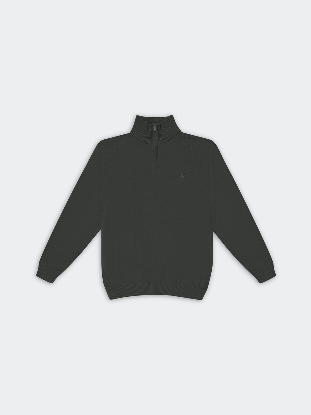 Chompa Para Hombre DUNKELVOLK PIMA QUARTER ZIP Negro