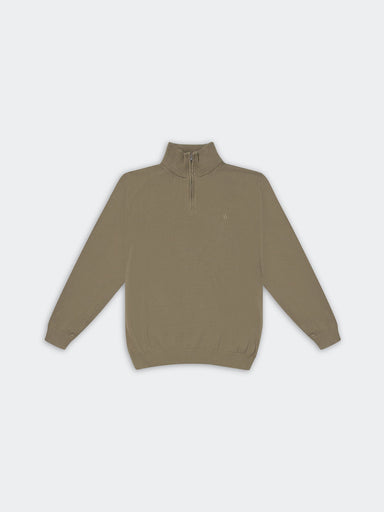 Chompa Para Hombre DUNKELVOLK PIMA QUARTER ZIP Verde DUNKELVOLK