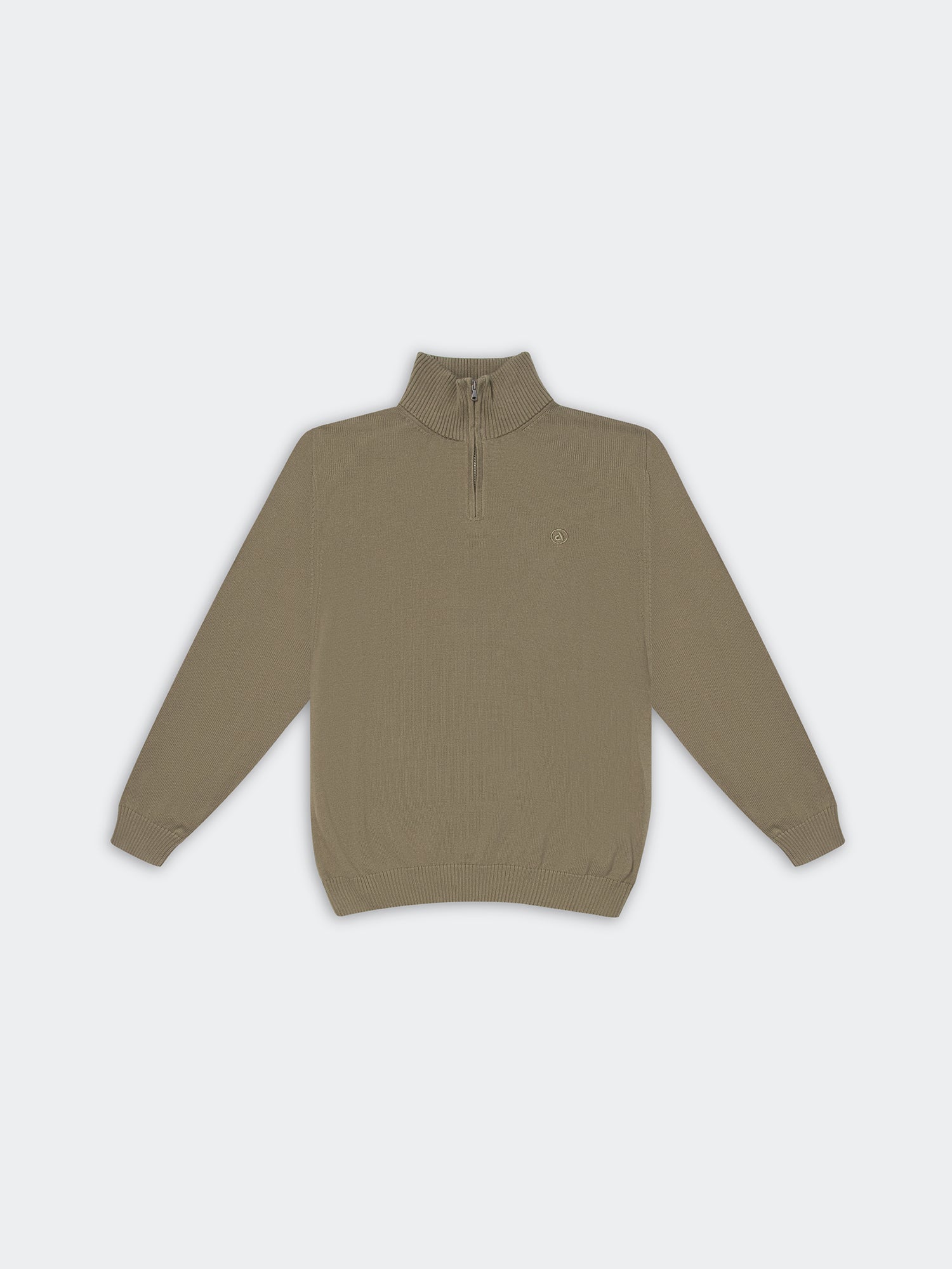 Chompa Para Hombre DUNKELVOLK PIMA QUARTER ZIP Verde