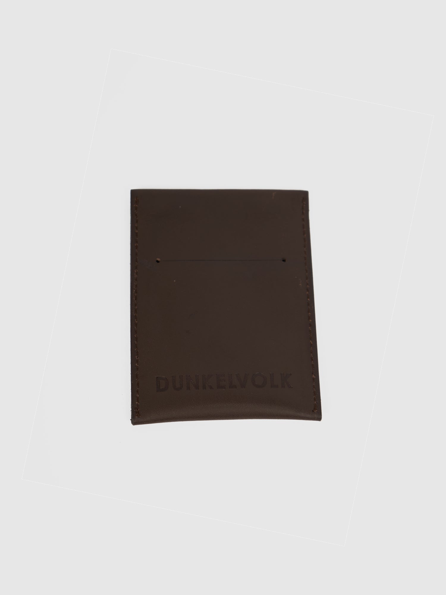 Tarjetero para Hombre DUNKELVOLK LEATHER VERT CARD HOLDER BRW