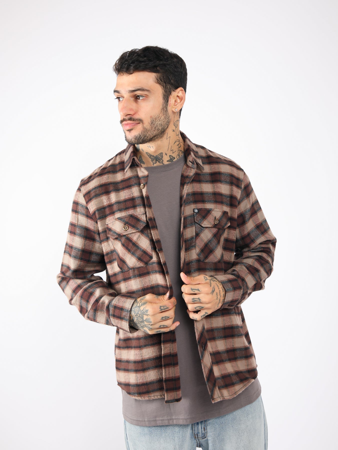 Camisa para Hombre DUNKELVOLK FLANNEL KURT FLANNEL BRY DUNKELVOLK