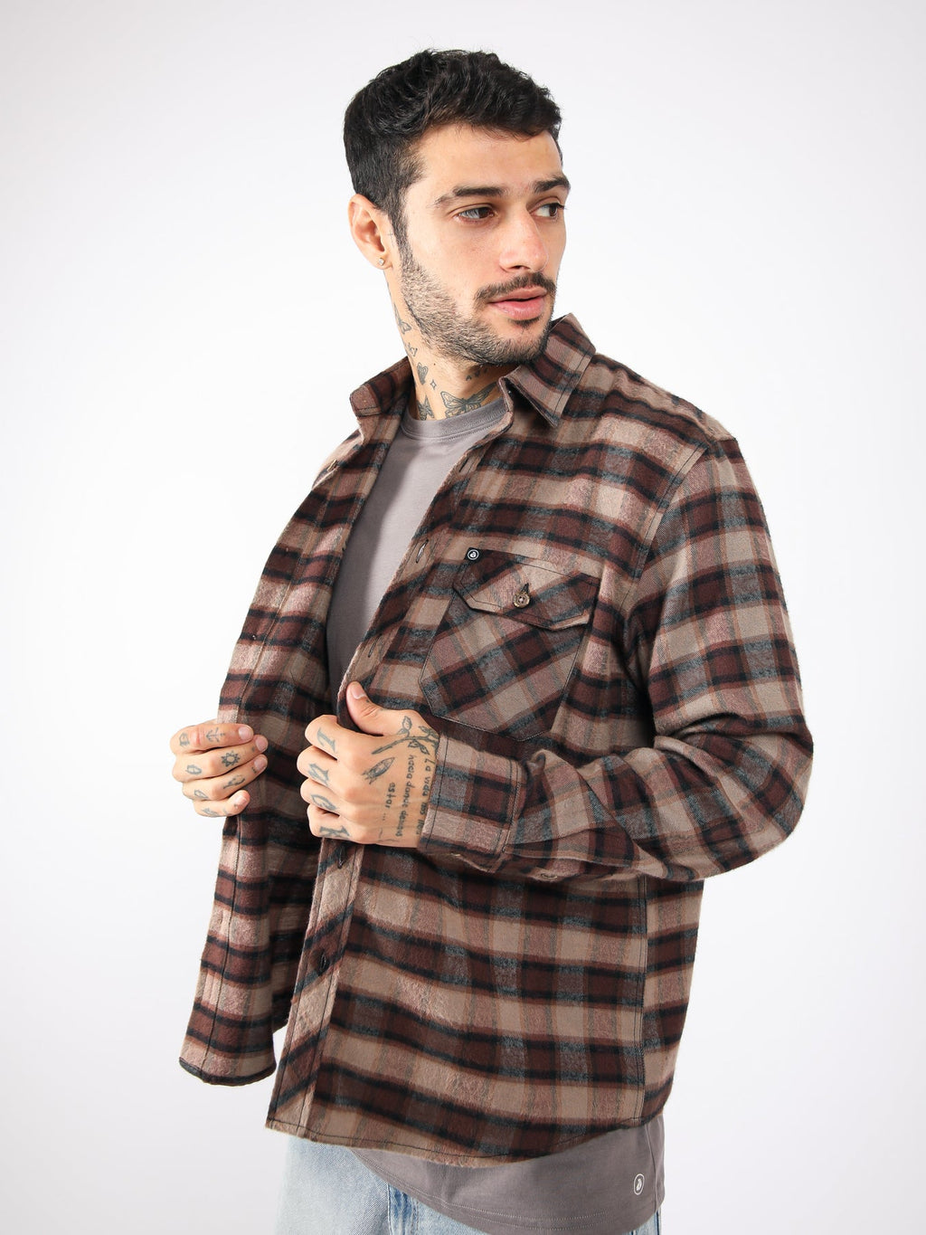 Camisa para Hombre DUNKELVOLK FLANNEL KURT FLANNEL BRY DUNKELVOLK