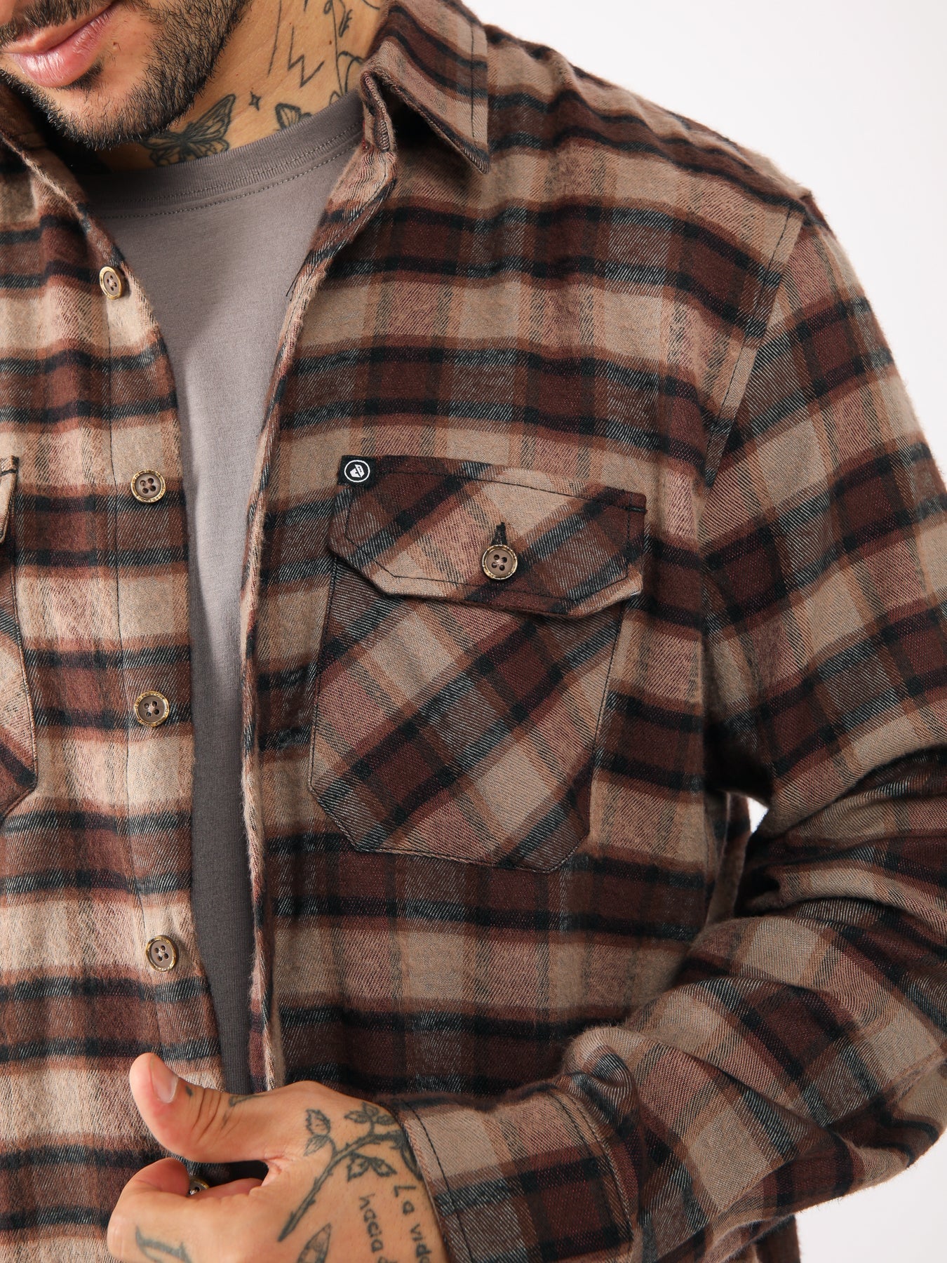 Camisa para Hombre DUNKELVOLK FLANNEL KURT FLANNEL BRY DUNKELVOLK