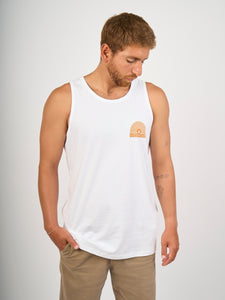 Tank para Hombre DUNKELVOLK CLASSIC THE SUN TANK WHT