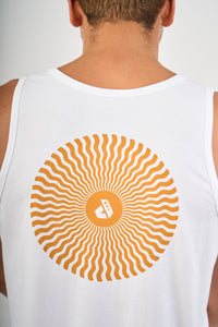 Tank para Hombre DUNKELVOLK CLASSIC THE SUN TANK WHT