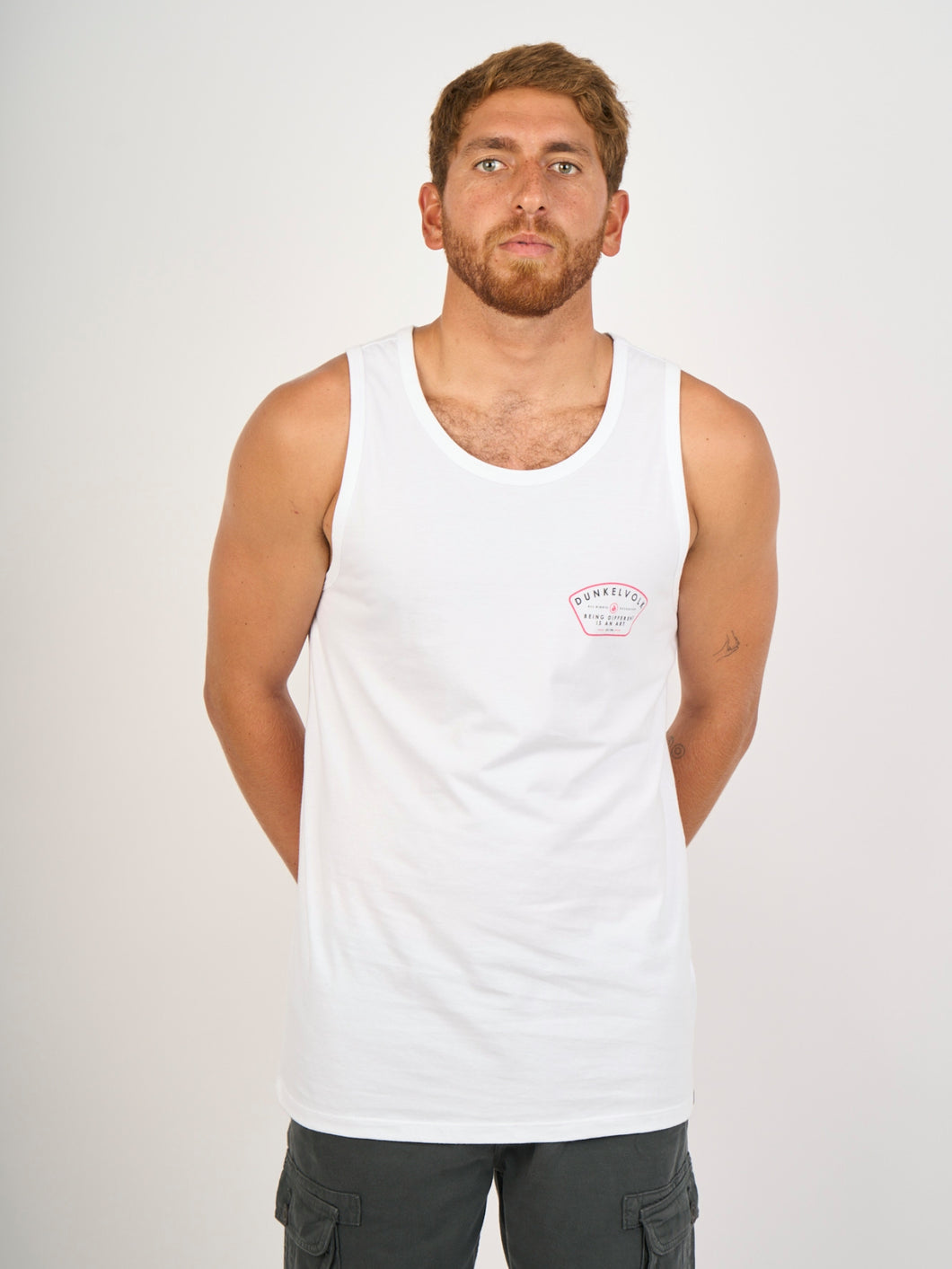 Tank para Hombre DUNKELVOLK CLASSIC HERITAGE TANK WHT