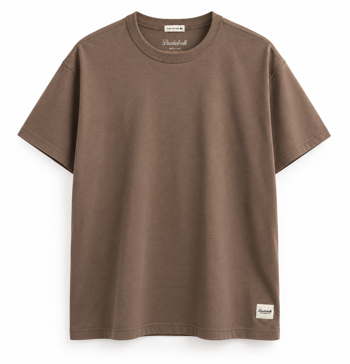 Polo Para Hombre Dunkelvolk Pima Tee 2 Cabos Chocolate