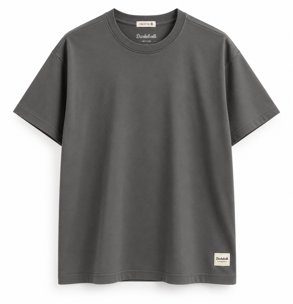 Polo Para Hombre Dunkelvolk Pima Tee 2 Cabos Gris